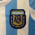 1986 Retro Argentina National Team Home Football Shirt 1:1 Thai Quality Kids Size - Image 6