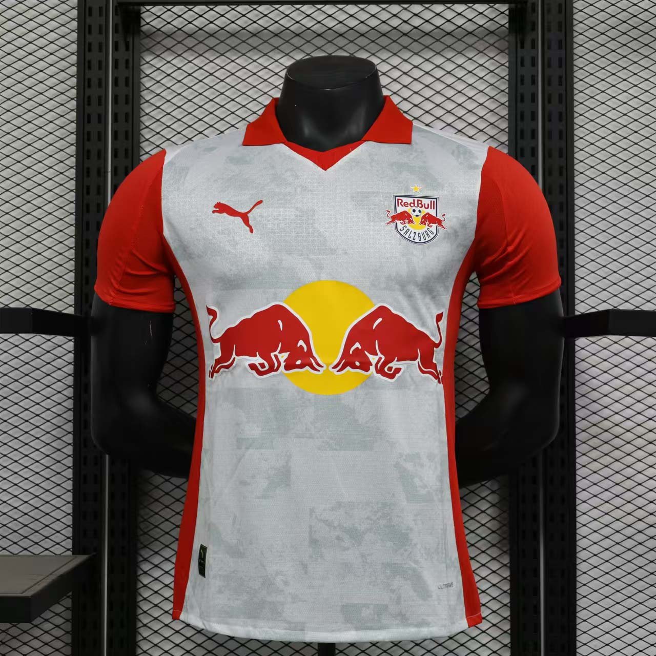 095c6c8a69df42ae1f349969ea51460d 2025/2026 Player Version Red Bull Salzburg Home Football Shirt 1:1 Thai Quality - Image 1