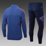 2022/2023 Manchester United Half-Pull Training Suit Blue Football Shirt 1:1 Thai Quality Set - Image 2