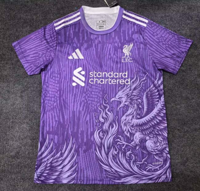 129d55a6cfb370d6dcd1bf34b60e28a1 2024/2025 Liverpool Special Edition Purple Soccer Jersey 1:1 Thai Quality - Image 1