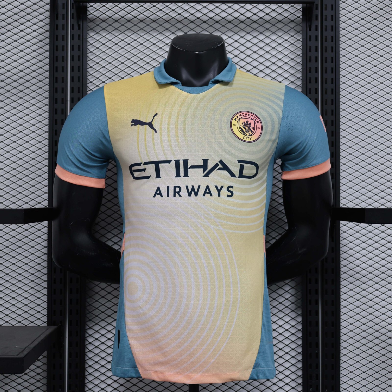 1311a330ed90dd71f46e51054a46f276 2024/2025 Player Version Manchester City Fourth Away Football Shirt 1:1 Thai Quality - Image 1