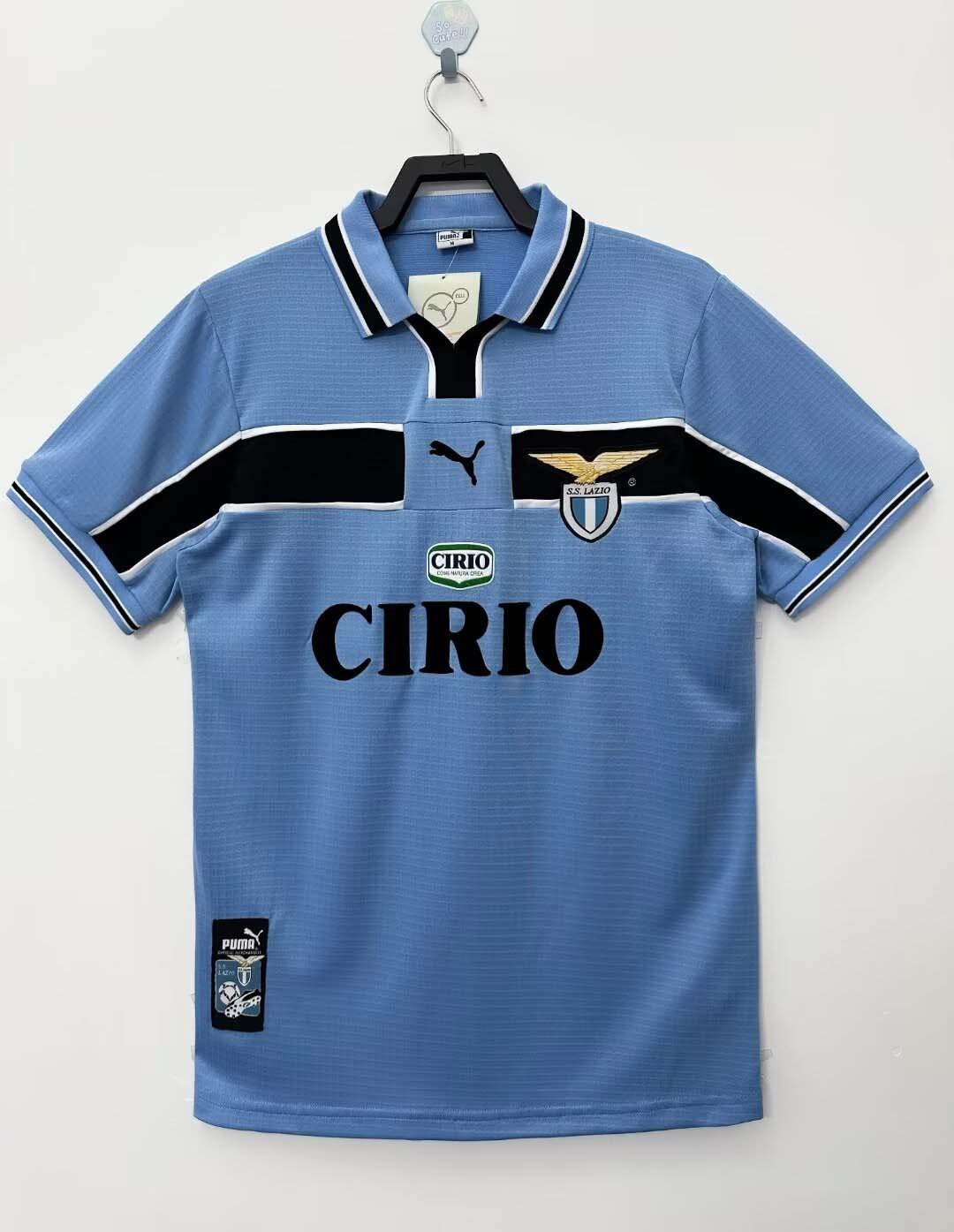 134f7340e079c5bd56289796818cdd86-1 1998/1999 Retro Lazio Home Soccer Jersey 1:1 Thai Quality - Image 1