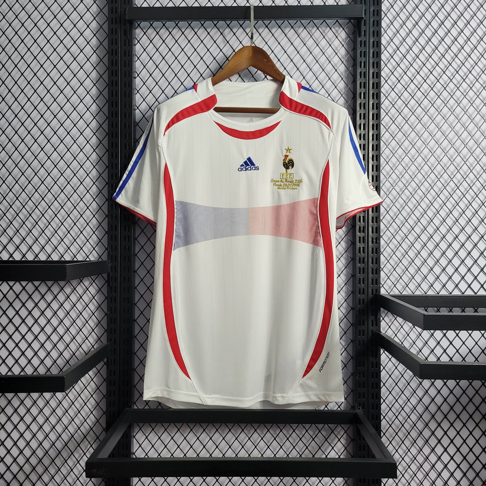 13c1d08915795cf571c0d850a2959969-1 2006 Retro France Away White Soccer Jersey AAA - Image 1