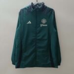 2024/2025 Manchester United Windbreaker Green Football Shirt 1:1 Thai Quality