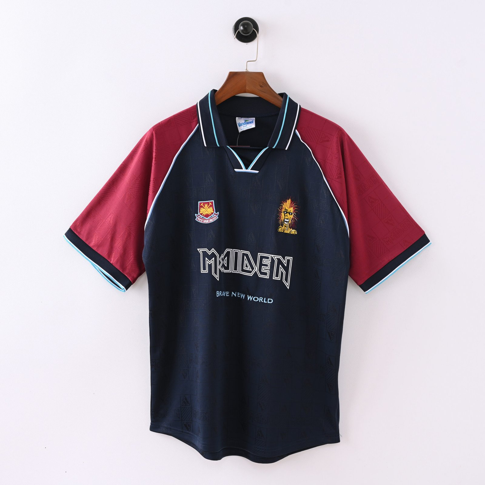 188ba2b4 1999 Retro West Ham United Home Red Soccer Jersey AAA-888 - Image 1