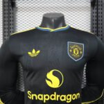 2025/2026 Player Version Long Sleeve Manchester United Third Away Football Shirt 1:1 Thai Quality - Image 3