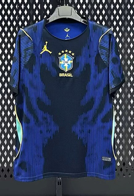 1cf53cc0fbc7790e5d4c69bfd414590d (S-4XL)2026-2027 Brazil Away Blue Soccer Jersey AAA - Image 1
