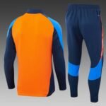 2024/2025 Juventus Half-Pull Training Suit Orange Football Shirt 1:1 Thai Quality Set - Image 2