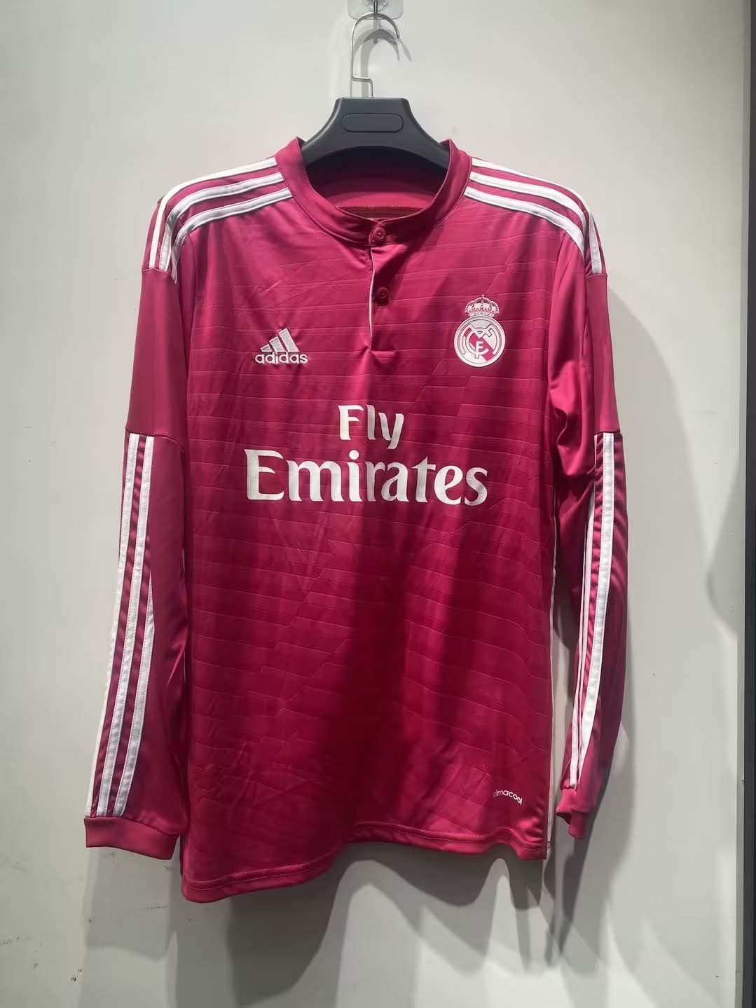 2b4ecb52611b4bb06282f7ebc6481952 2014/2015 Retro Long Sleeve Real Madrid Away Football Shirt 1:1 Thai Quality - Image 1