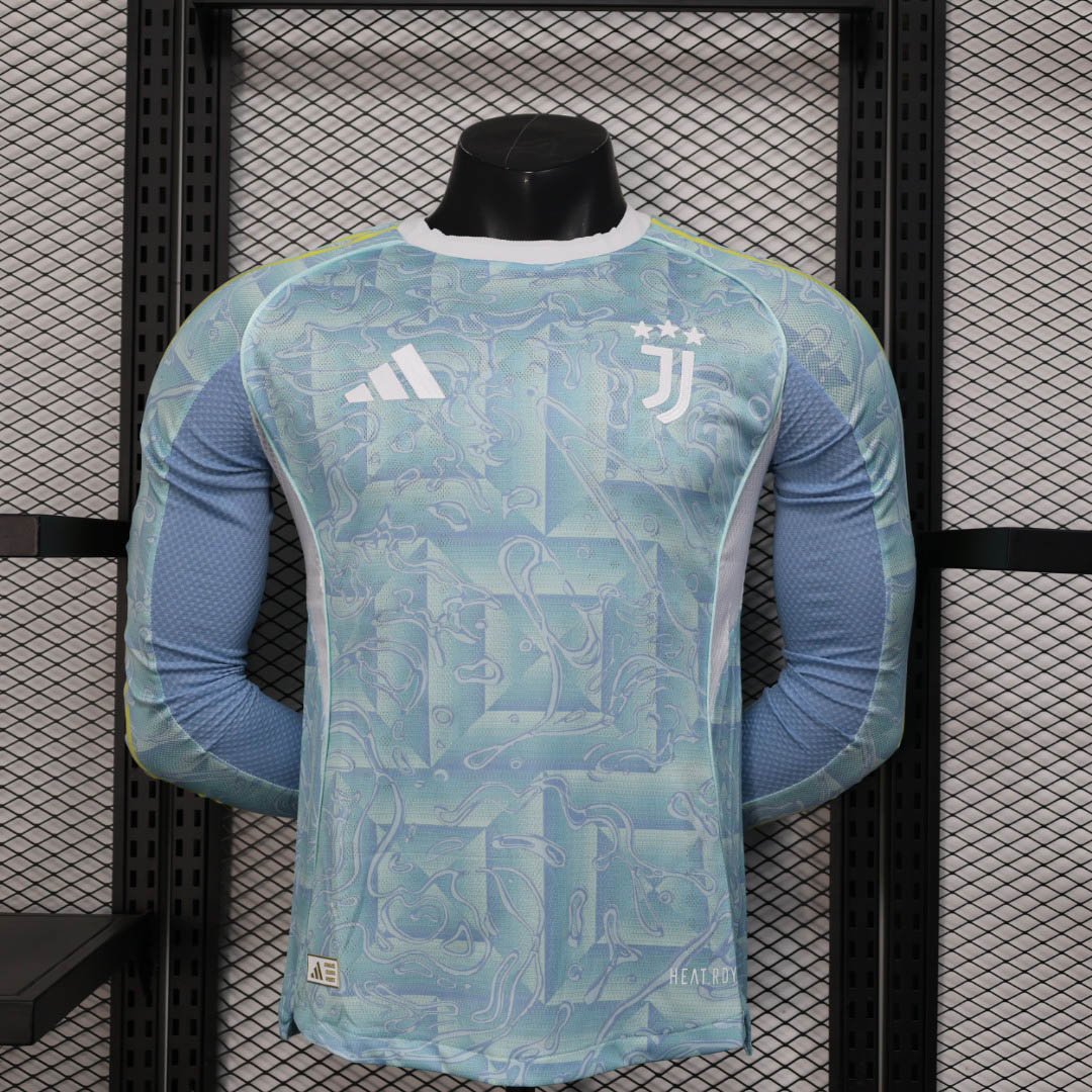2b80a68ac427448c6bf252998105a5eb 2025/2026 Player Version Long Sleeve Juventus Away Football Shirt 1:1 Thai Quality - Image 1