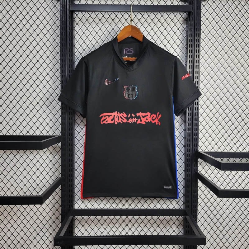 2c267470cfcc100d1899da690506ed14 2024/2025 Barcelona Away Travis Scott Joint Edition Football Shirt 1:1 Thai Quality - Image 1