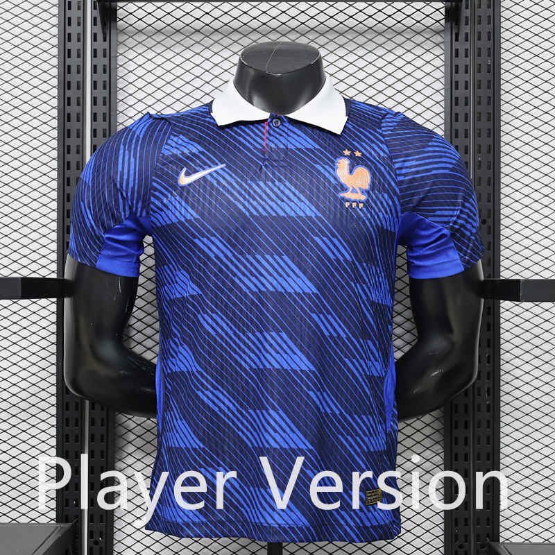 2c4648aa Player Version 2026-2027 France Home Blue Soccer Jersey AAA - Image 1