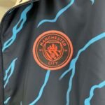 2023/2024 Manchester City Reversible Windbreaker Navy blue Soccer Jersey 1:1 Thai Quality - Image 6