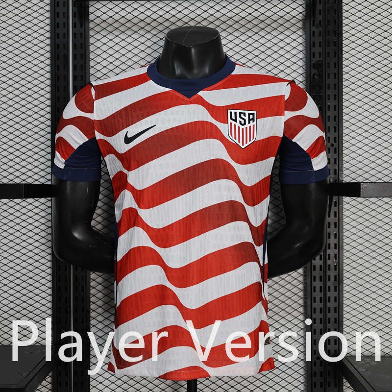 2fe9e502 Player 2026-27 USA Home Red Soccer Jersey AAA - Image 1