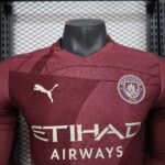 2024/2025 Long Sleeve Player Version Manchester City Third Away Football Shirt 1:1 Thai Quality - Image 5