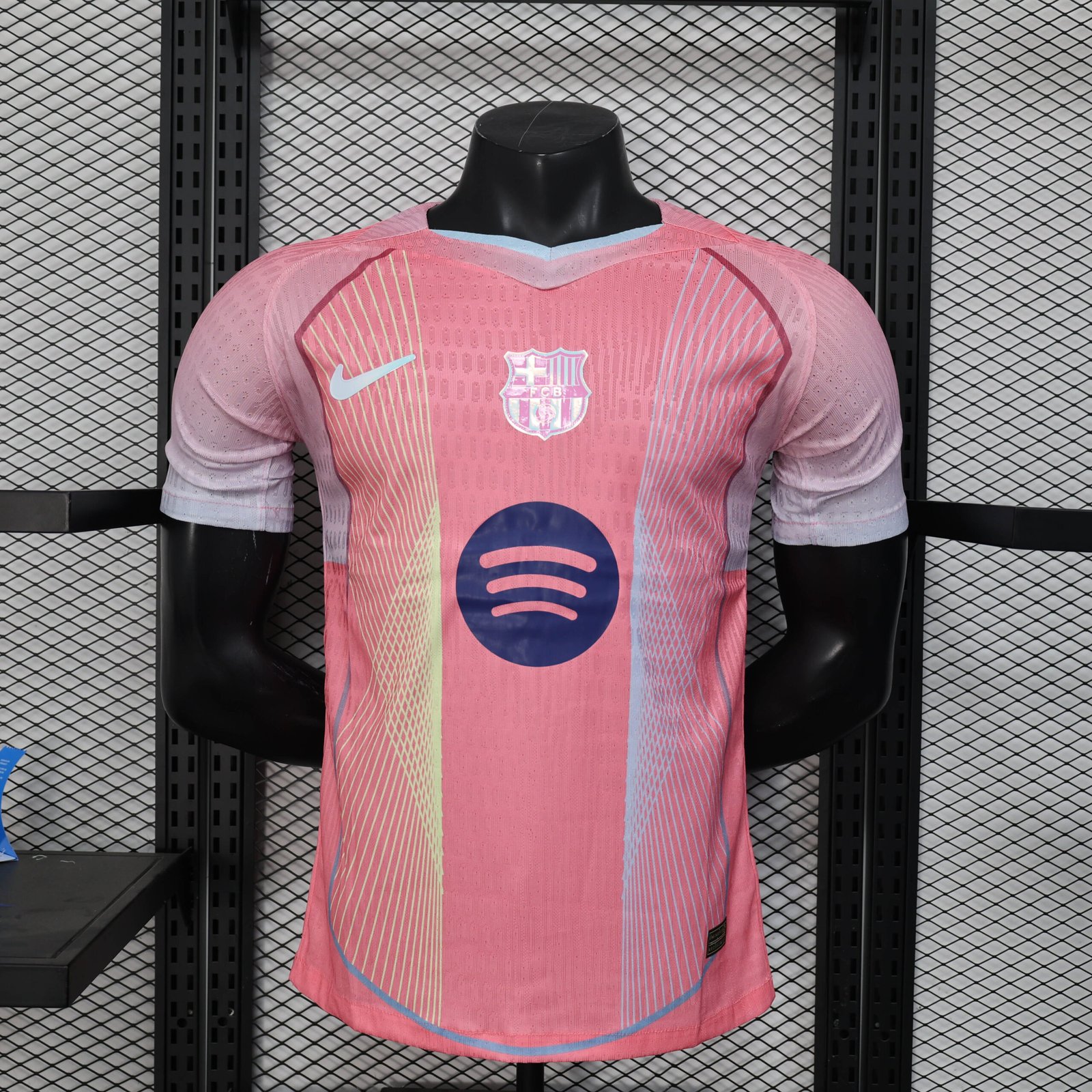 38d67f5f4200919e8795491db8523d43 2025/2026 Player Version Barcelona Concept Pink Football Shirt 1:1 Thai Quality - Image 1