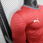 2026-2027 Player Version Portugal Home Red Long Sleeve  Jersey AAA - Image 5