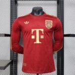 2024/2025 Player Version Long Sleeve Bayern Munich 125th Anniversary Edition Football Shirt 1:1 Thai Quality