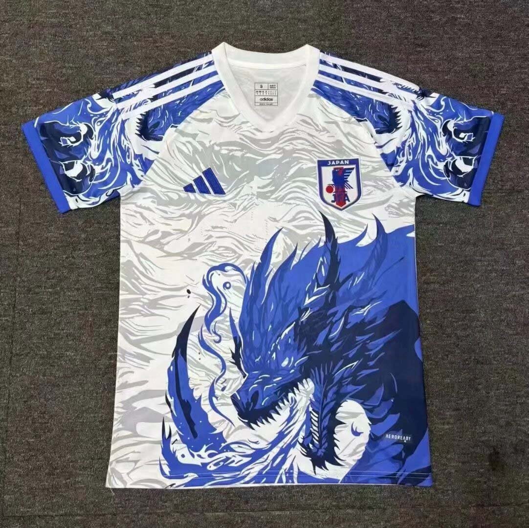 3fb6f599bfed16ca3324b8082be3aa4f 2025 Japan Special Edition Blue Fire Dragon Football Shirt 1:1 Thai Quality - Image 1