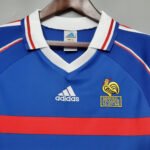 1998 Retro France Home Blue Soccer Jersey AAA - Image 3