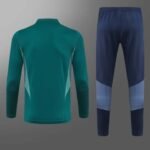 2023/2024 Arsenal Half-Pull Training Suit Green Football Shirt 1:1 Thai Quality Set - Image 2