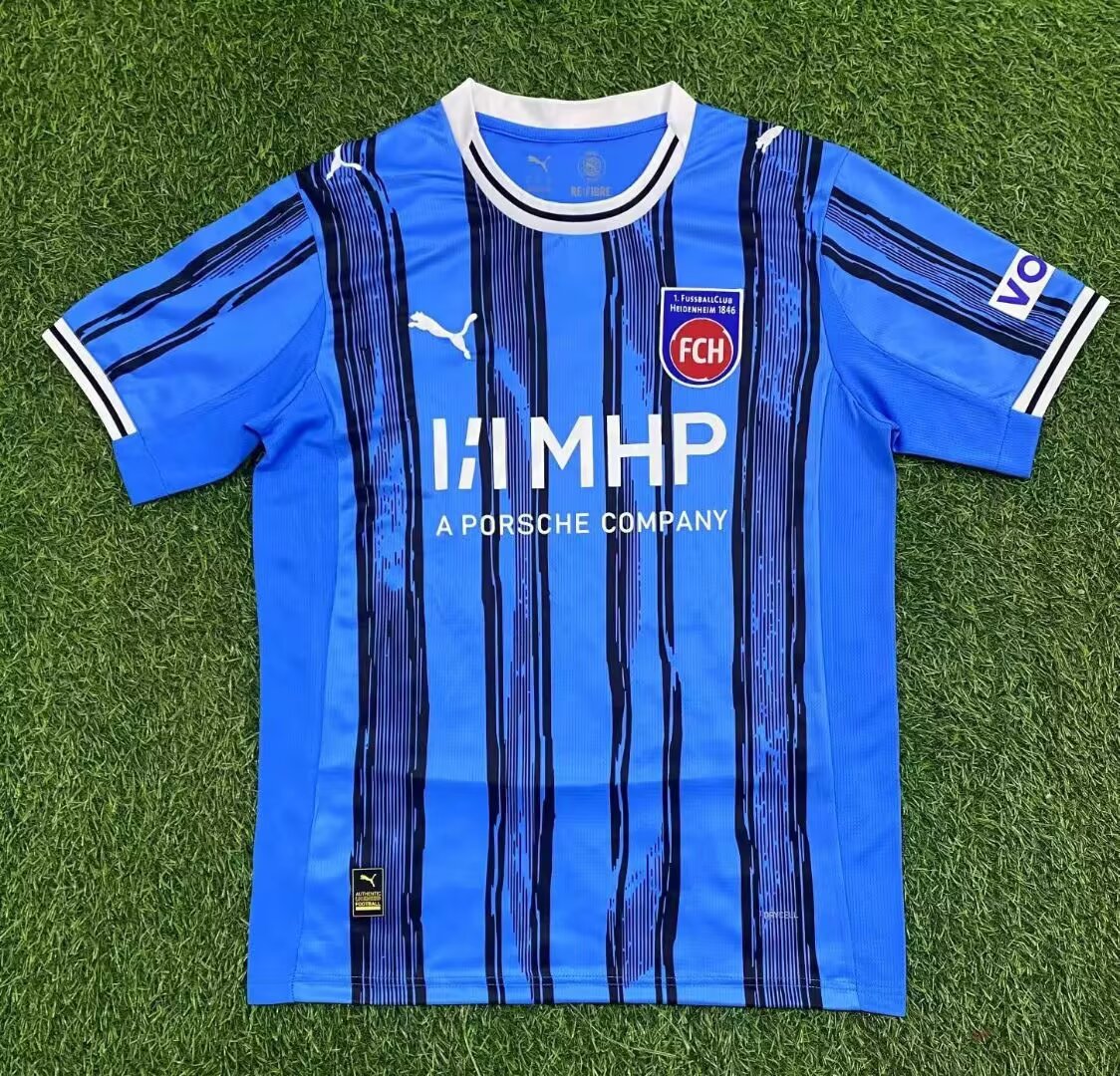 445dc679ddcd74c86697e4a5a741de93 2025/2026 Heidenheim Away Football Shirt 1:1 Thai Quality - Image 1