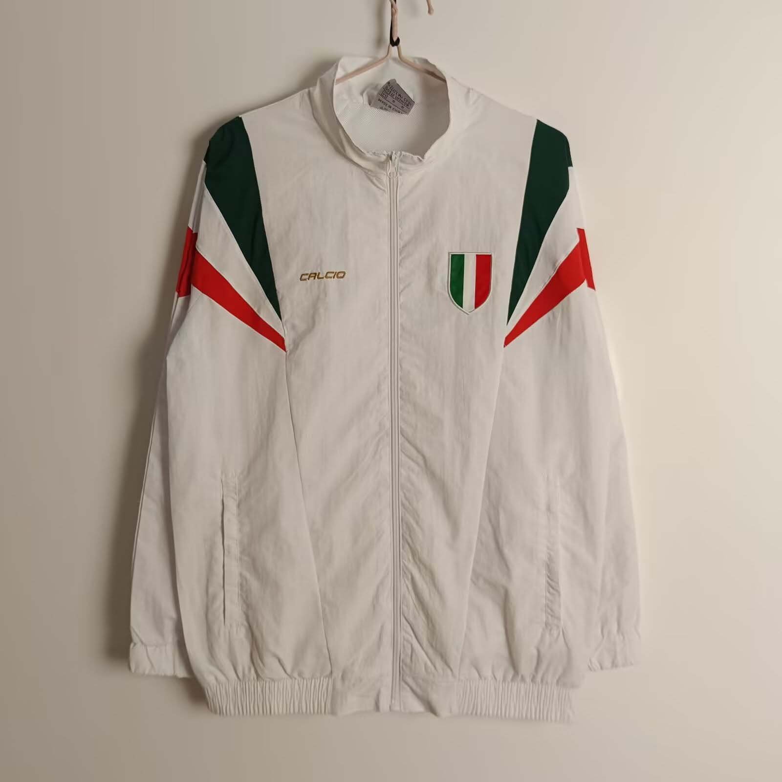 450ee3d2f110f3f997860bdc52ce5af1 2025 Italy Windbreaker Dark White Football Shirt 1:1 Thai Quality - Image 1