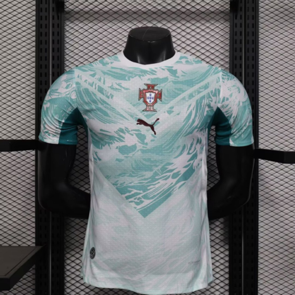 Player Version 26-27 Portugal Away White Green Soccer Jersey AAA