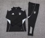 2025 Germany Half-Pull Training Suit Black Jersey Set - Image 7