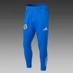 2025/2026 Real Madrid Half-Pull Training Suit White Blue Pants Football Shirt 1:1 Thai Quality Set - Image 5