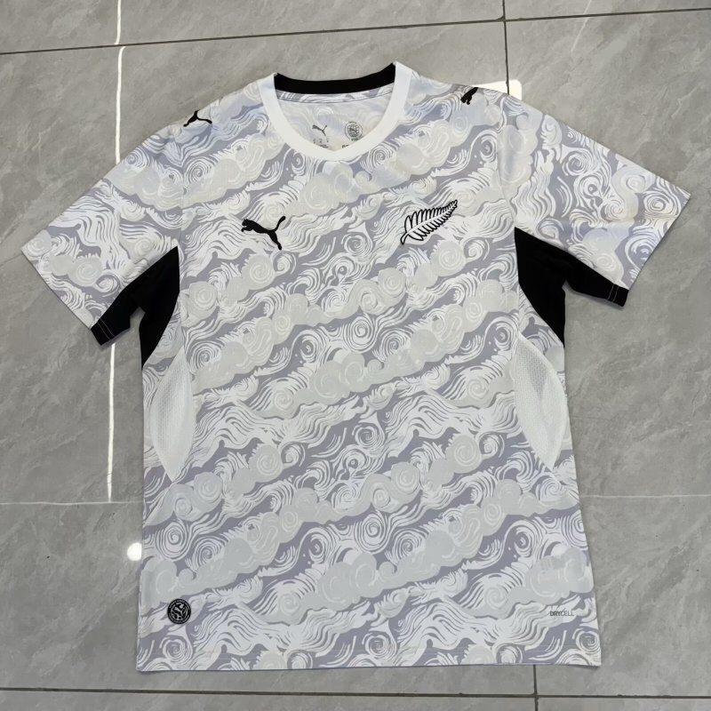 50271840894BBD7F3612D490803009BD (S-4XL)26-27 New Zealand Home White Soccer Jersey AAA - Image 1