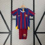 2005/2006 Retro Barcelona Home Football Shirt 1:1 Thai Quality Kids Size