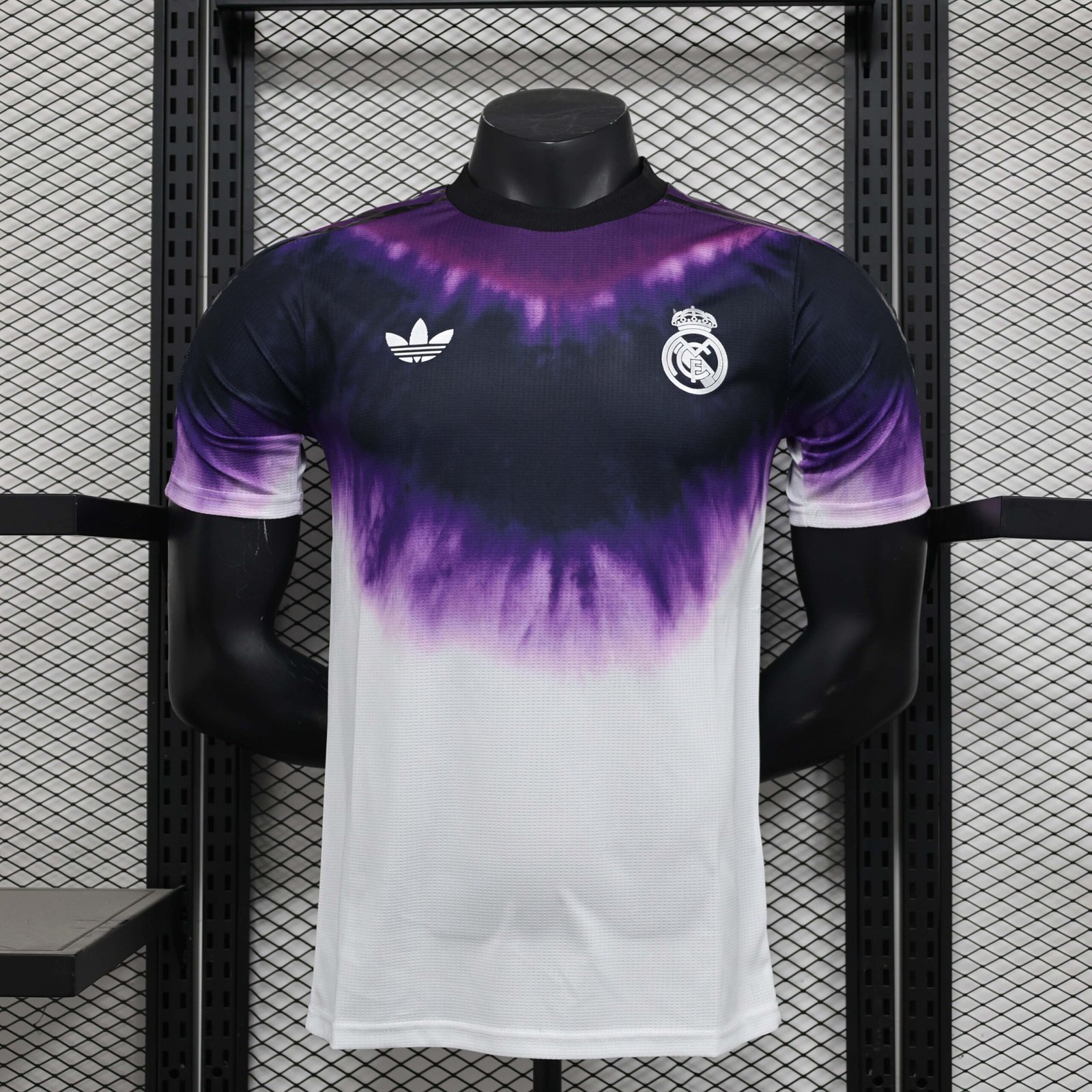 55020c906b59f492cedcf6c0232643db 2025/2026 Player Version Real Madrid Anniversary Edition Black Purple Football Shirt 1:1 Thai Quality - Image 1