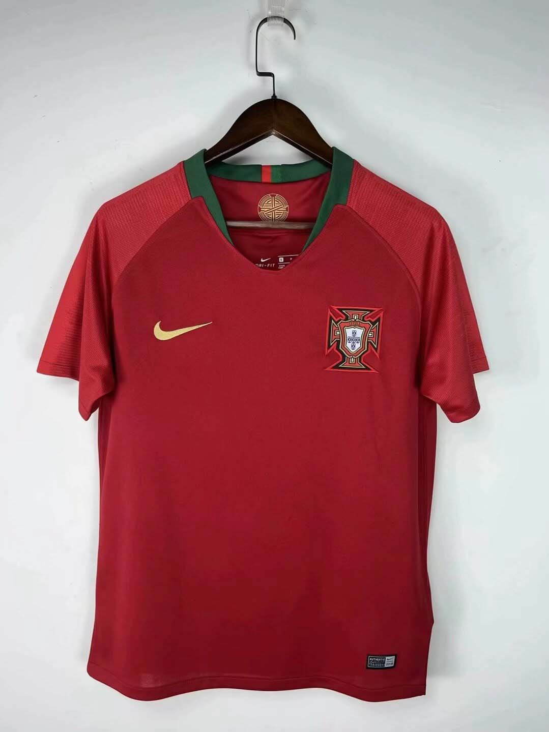5dc8aa6f06b7e04d757960361094dc88 2018 Retro Portugal Home Football Shirt 1:1 Thai Quality - Image 1