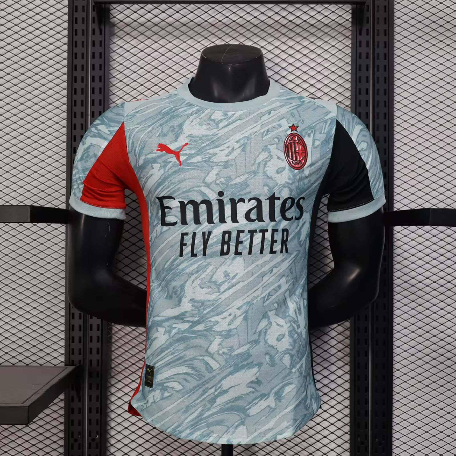 5fad845def9d8628ba101cb08d9bd0e9 2025/2026 Player Version AC Milan Goalkeeper Grey Football Shirt 1:1 Thai Quality - Image 1