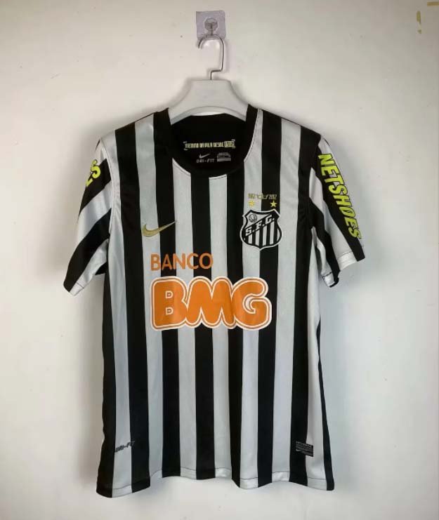 63fc96deb3c96a5d7e6186a21ddef559-1 2012 Retro Santos Away Football Shirt 1:1 Thai Quality - Image 1