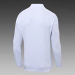 2025/2026 Real Madrid Half-Pull Training Suit White Blue Pants Football Shirt 1:1 Thai Quality Set - Image 4