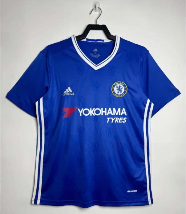 6c7852e8c3d168b64ecfa734ed6e02df 2016/2017 Retro Chelsea Home Football Shirt 1:1 Thai Quality - Image 1
