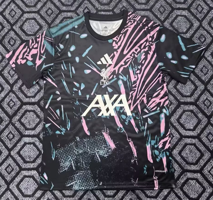 6e41e180e07802403c60dab505333a98 2026-27 Special Version Liverpool Black&Pink Soccer Jersey AAA - Image 1