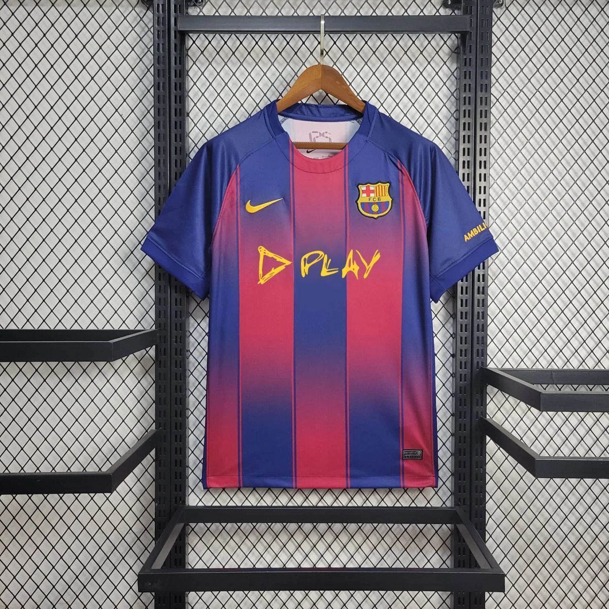 71d12f37e1e2426aea917d13a41cae80 2025/2026 Barcelona Home Ed Sheeran Joint Edition Football Shirt 1:1 Thai Quality - Image 1