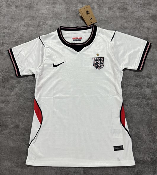 7280799d 2026-27 England Home White Women Soccer Jersey AAA - Image 1