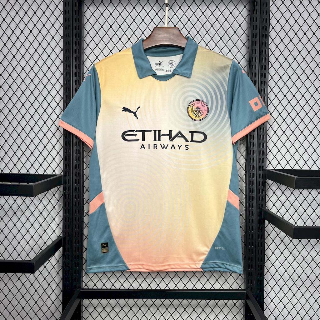 73b79889f3107f5c85f6e58cd51efcff 2024/2025 Manchester City Fourth Away Football Shirt 1:1 Thai Quality - Image 1