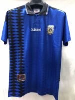 1994 Retro Argentina  Away Blue Soccer Jersey AAA