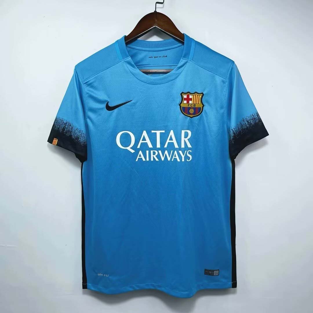 7637a50ecd58ae884740d80faaac2397 2015/2016 Retro Barcelona Third Away Football Shirt 1:1 Thai Quality - Image 1