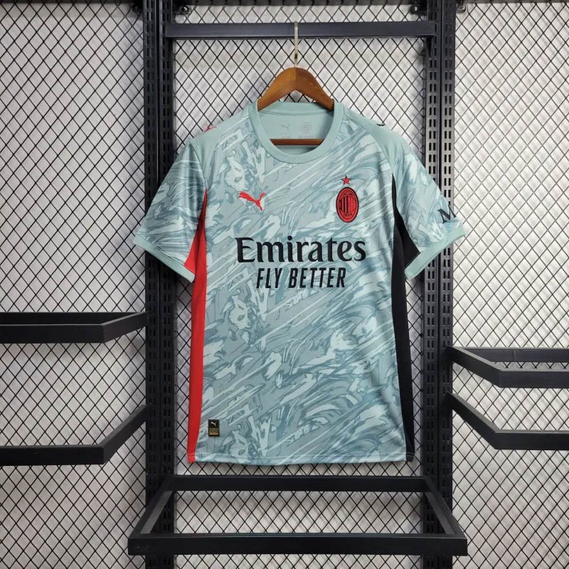 782a2396e183ad19b970071ae33bcfdd 2025/2026 AC Milan Goalkeeper Gray Soccer Jersey 1:1 Thai Quality - Image 1
