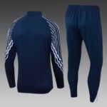 2025/2026 Psg Paris Saint-Germain Half-Pull Training Suit Royal Blue Football Shirt 1:1 Thai Quality Set - Image 2