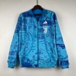 2023-2024 Juventus Reversible Windbreaker Blue Soccer Jersey 1:1 Thai Quality - Image 9