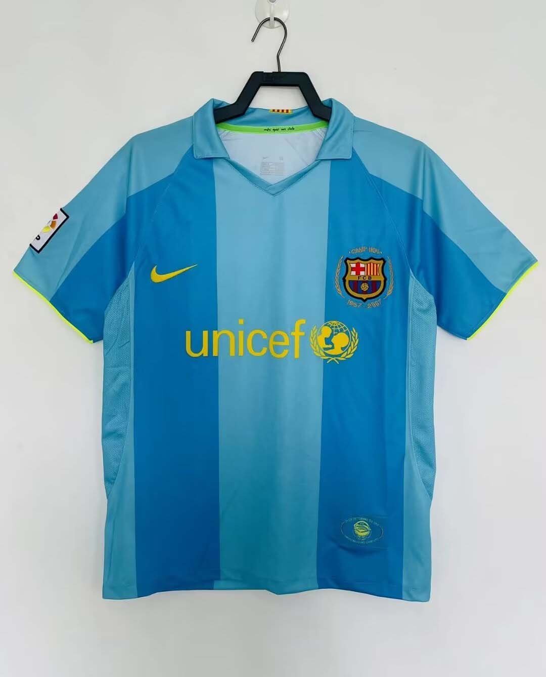 84555fe15ae2052df2ed29d95953ae57 2007/2008 Retro Barcelona Away Football Shirt 1:1 Thai Quality - Image 1