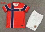 2026-2027 Norway Home Red Kids/Youth Soccer Uniform