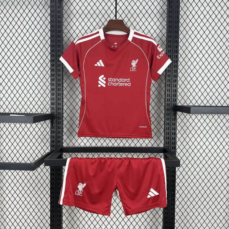 896c169ca62fe4ed57b5cdf88ccd0cb7-1 2025/2026 Liverpool Home Soccer Jersey 1:1 Thai Quality Kids Size - Image 1